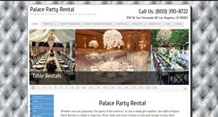 Desktop Screenshot of palacepartyrent.com