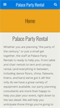 Mobile Screenshot of palacepartyrent.com